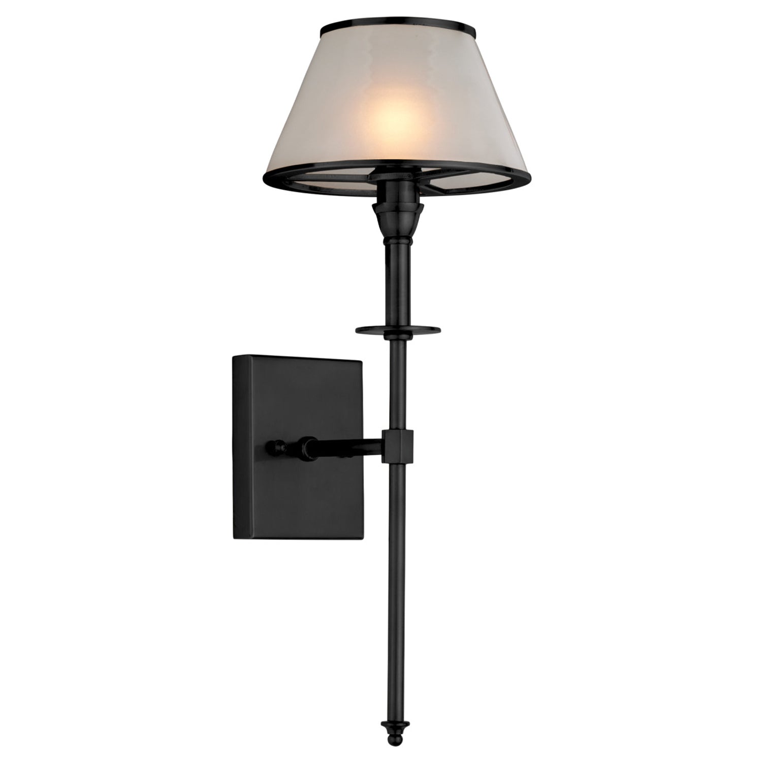 Currey & Co Ronaldo Black Outdoor Wall Sconce