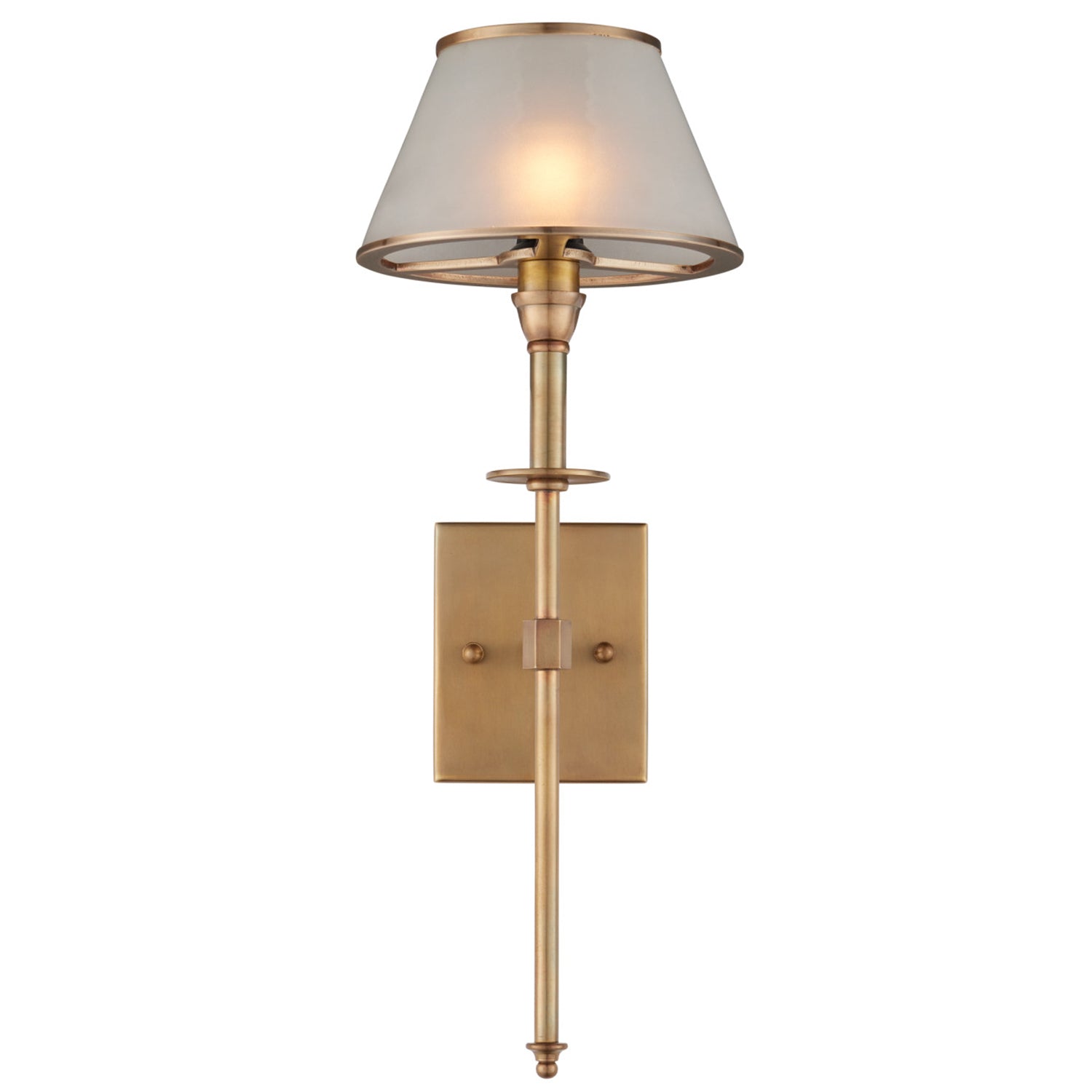 Currey & Co Ronaldo Brass Outdoor Wall Sconce