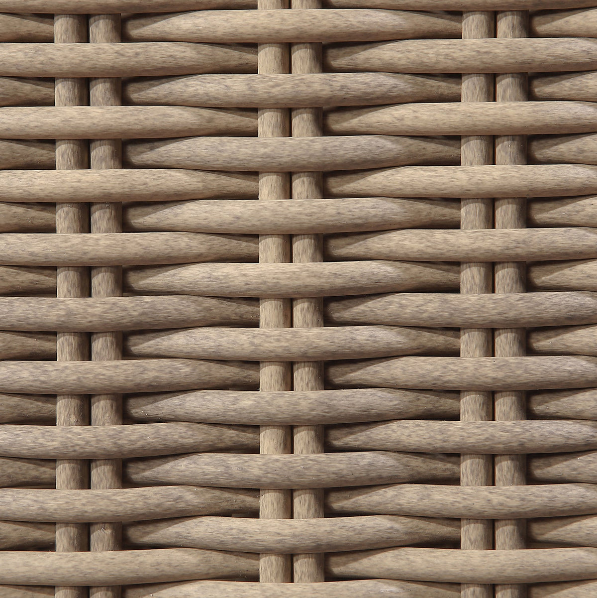 Seacrest Beige Olefin Water Resistant Fabric And Wicker Outdoor Patio Swivel Chair