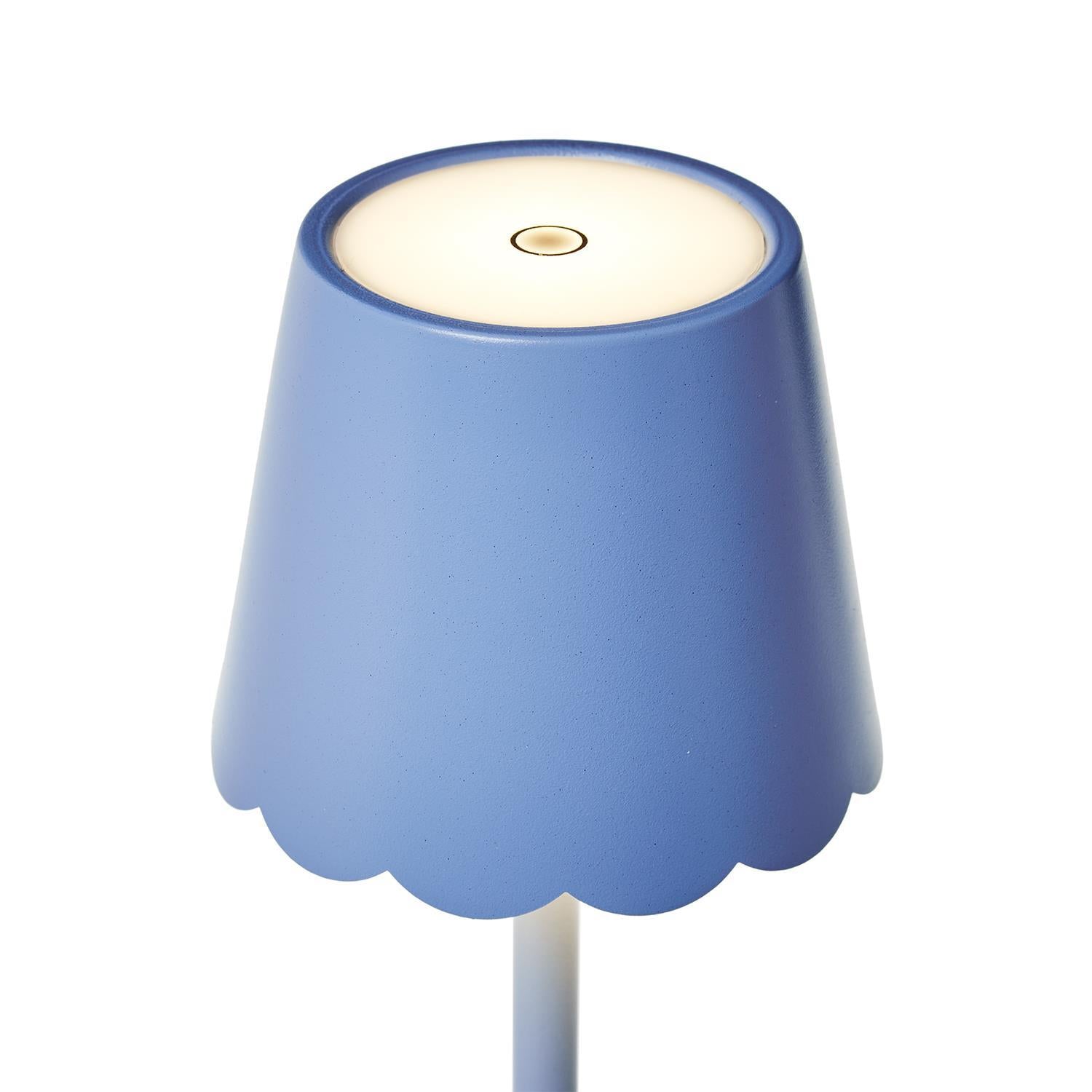 Scallop LED Portable Cordless Table Lamp