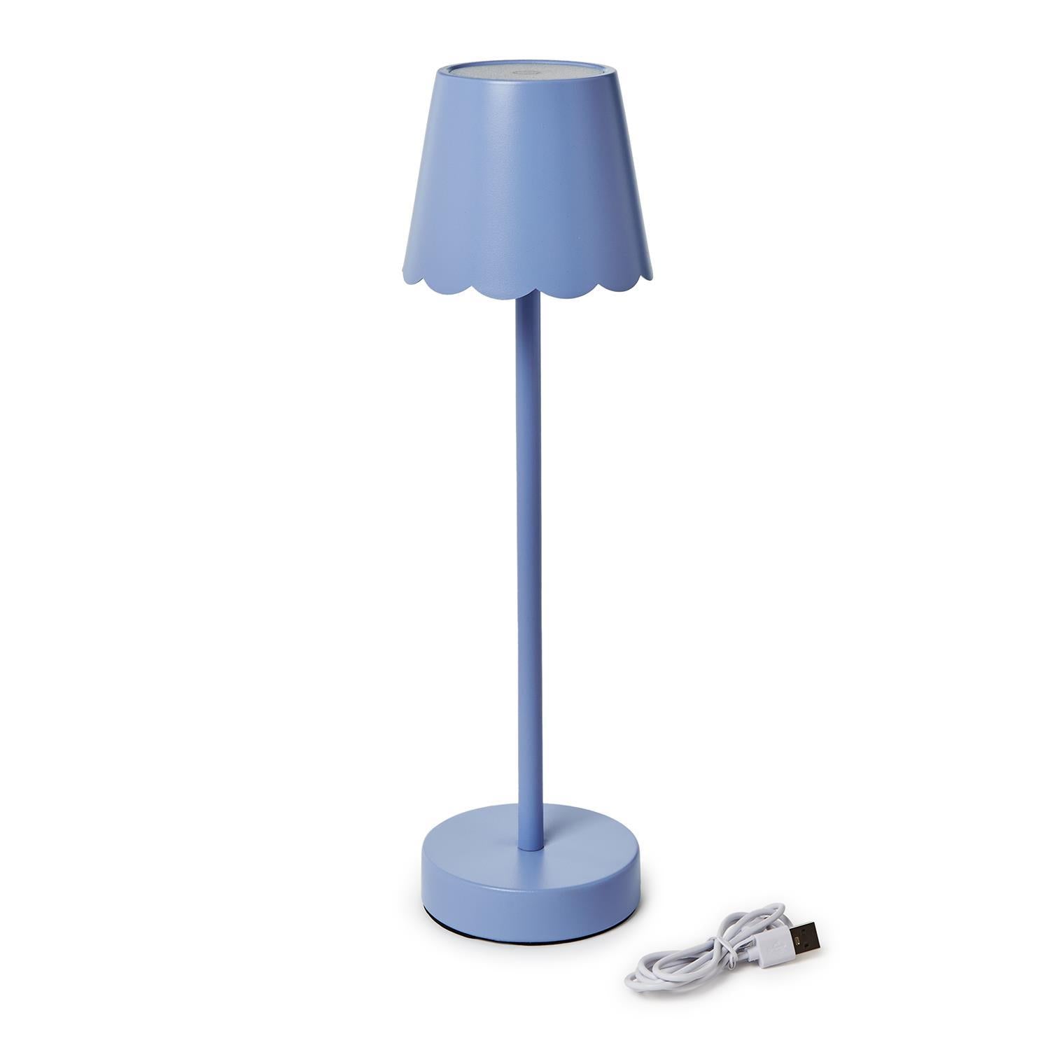 Scallop LED Portable Cordless Table Lamp