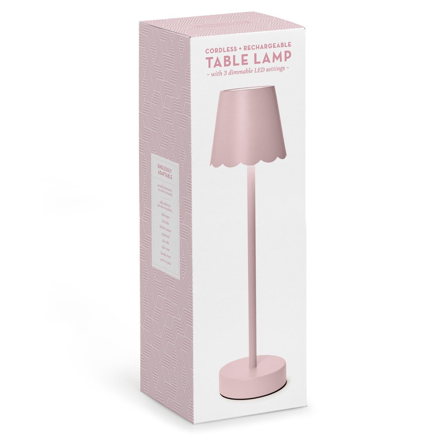 Scallop LED Portable Cordless Table Lamp