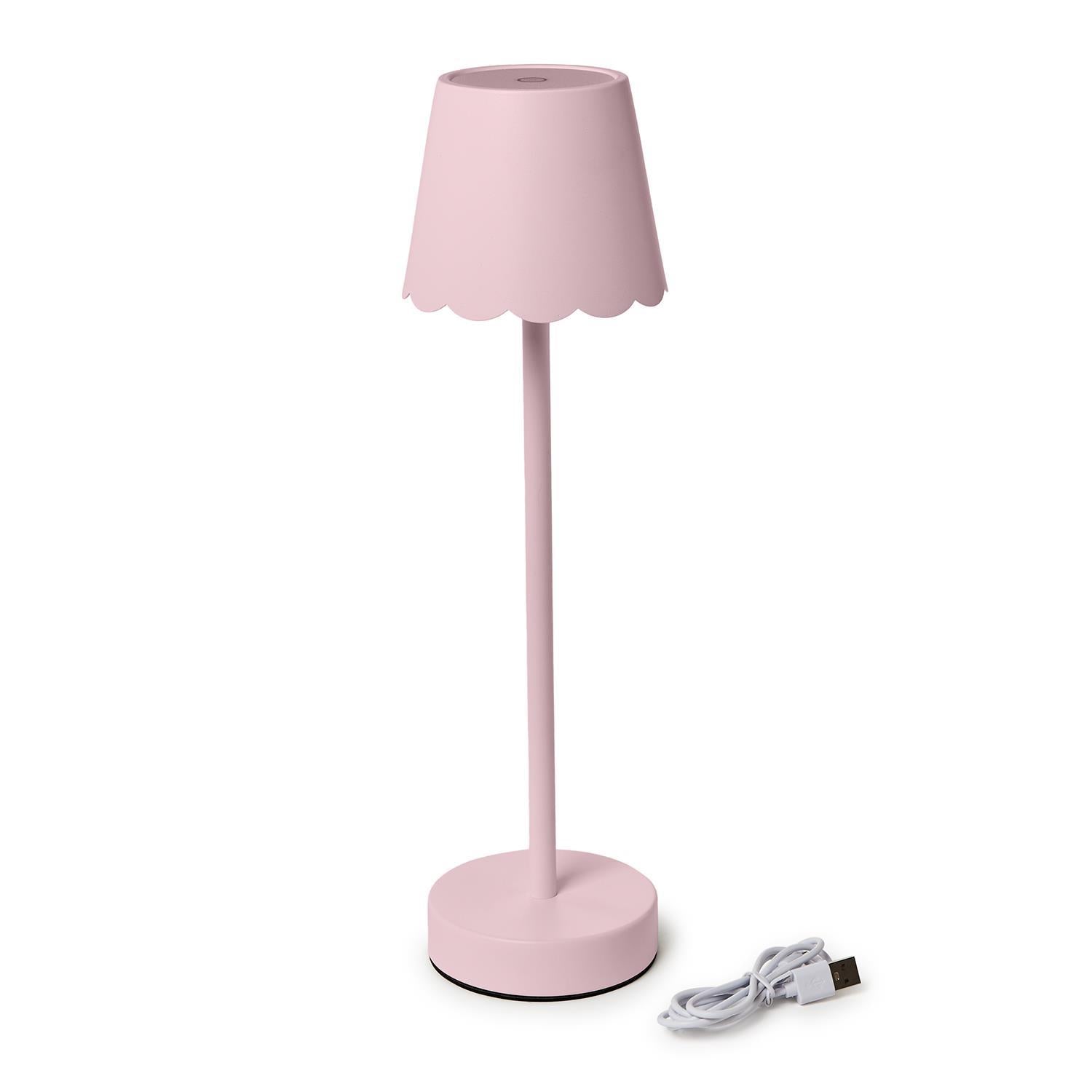 Scallop LED Portable Cordless Table Lamp