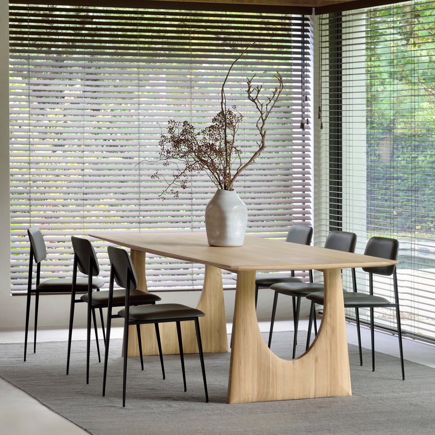 Ethnicraft Geometric Dining Table