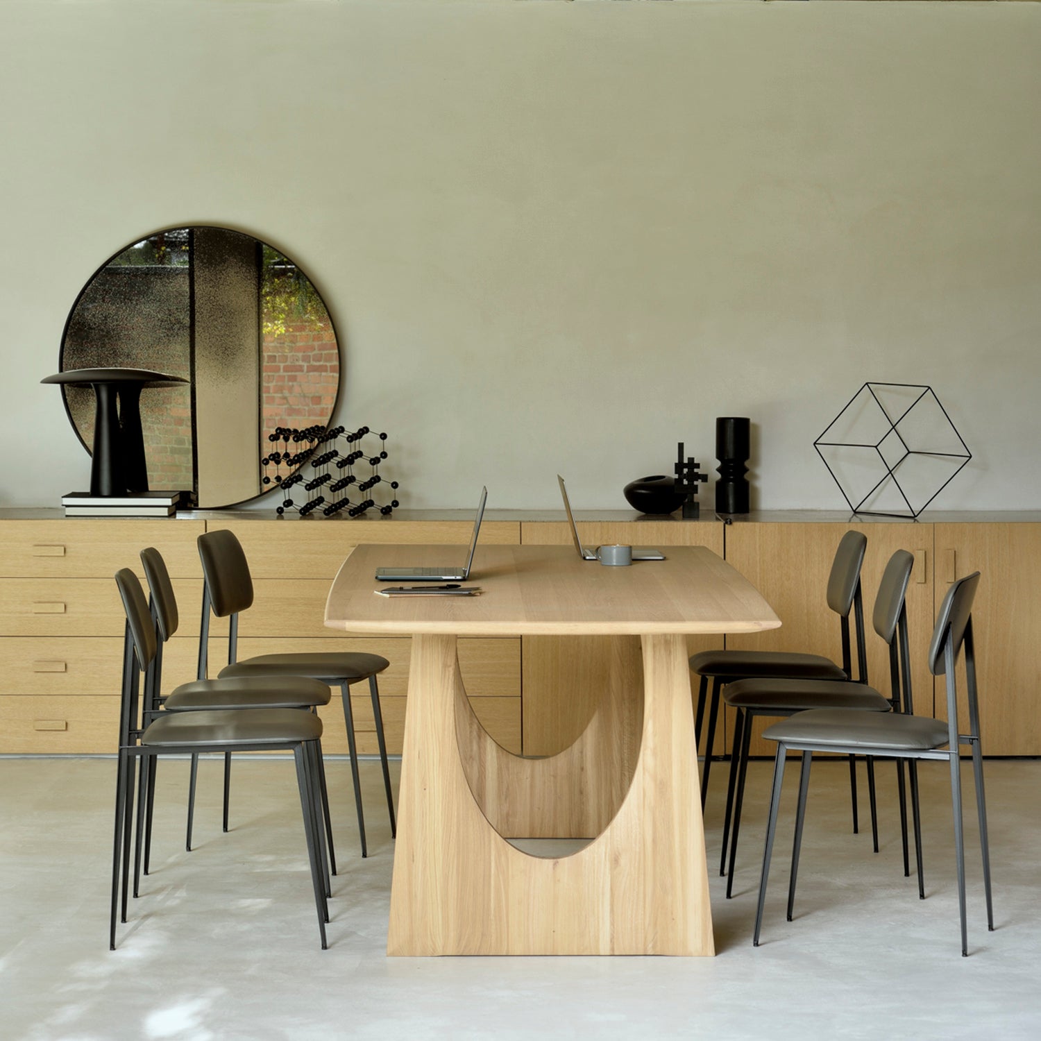 Ethnicraft Geometric Dining Table