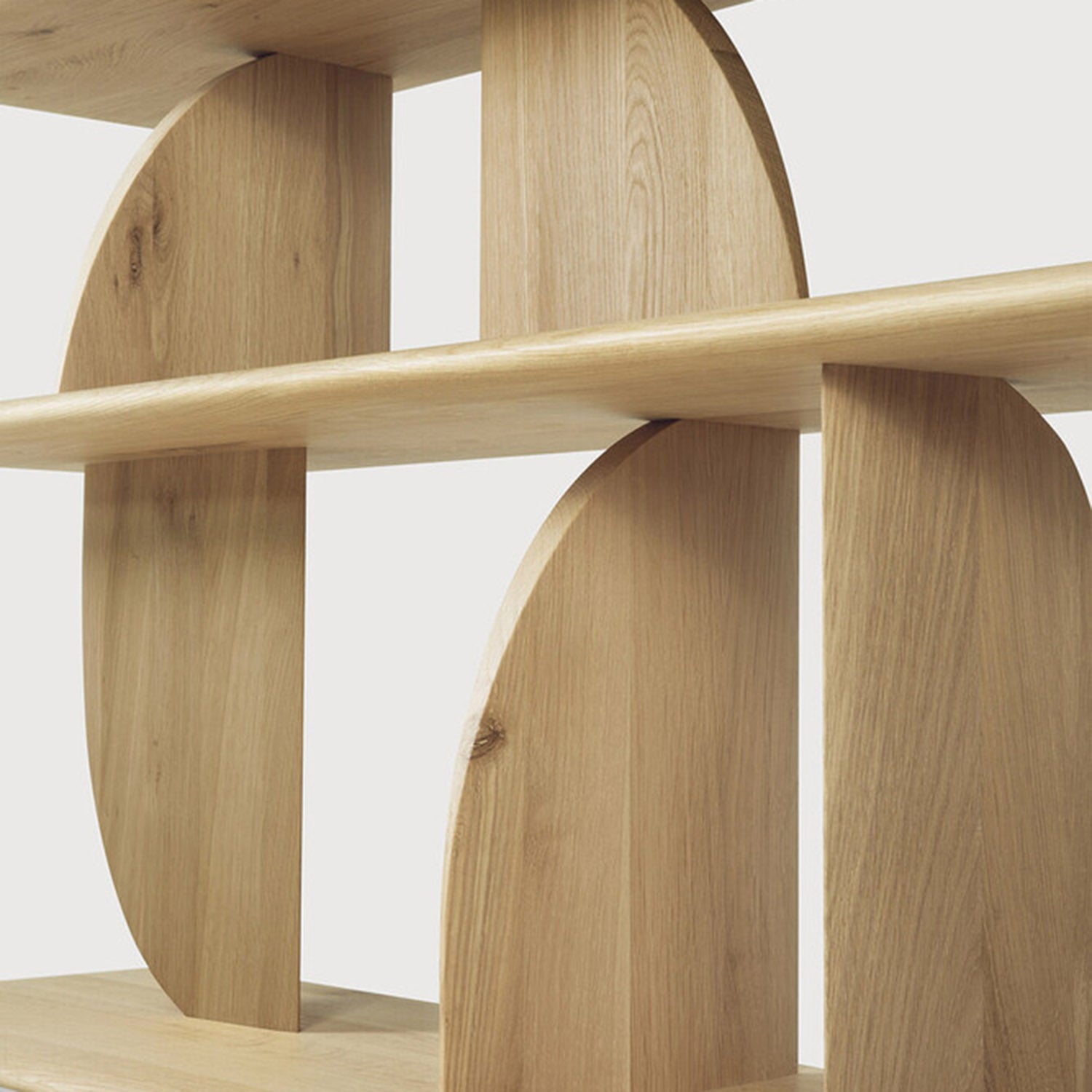Ethnicraft Geometric Sofa Console Table