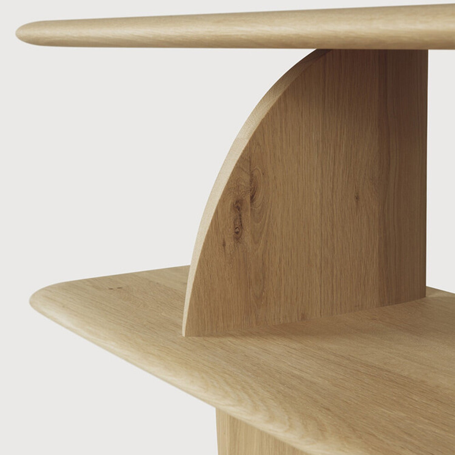 Ethnicraft Geometric Sofa Console Table
