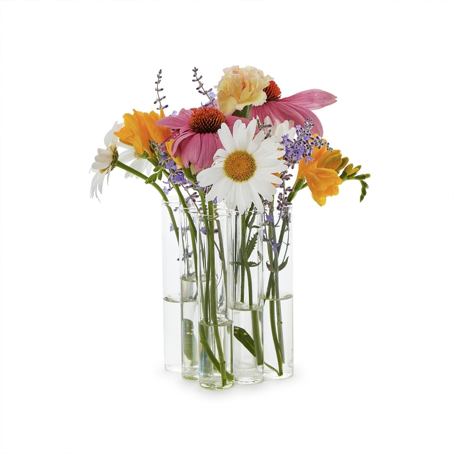 Connected Tube Flower Vase