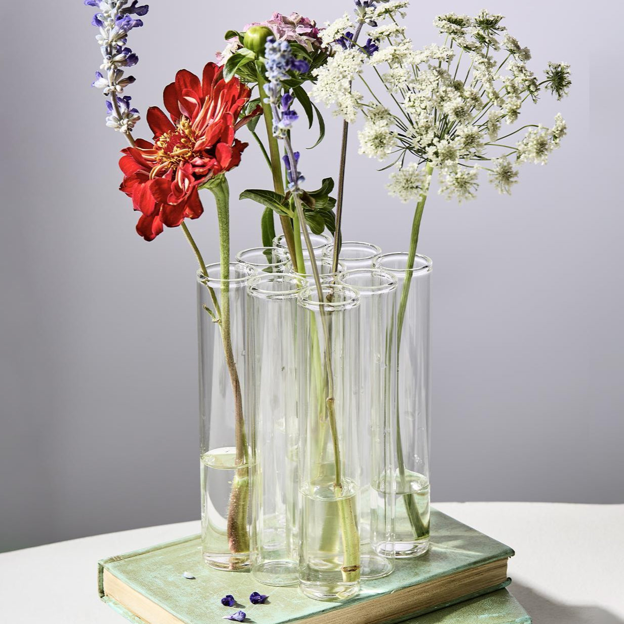Connected Tube Flower Vase