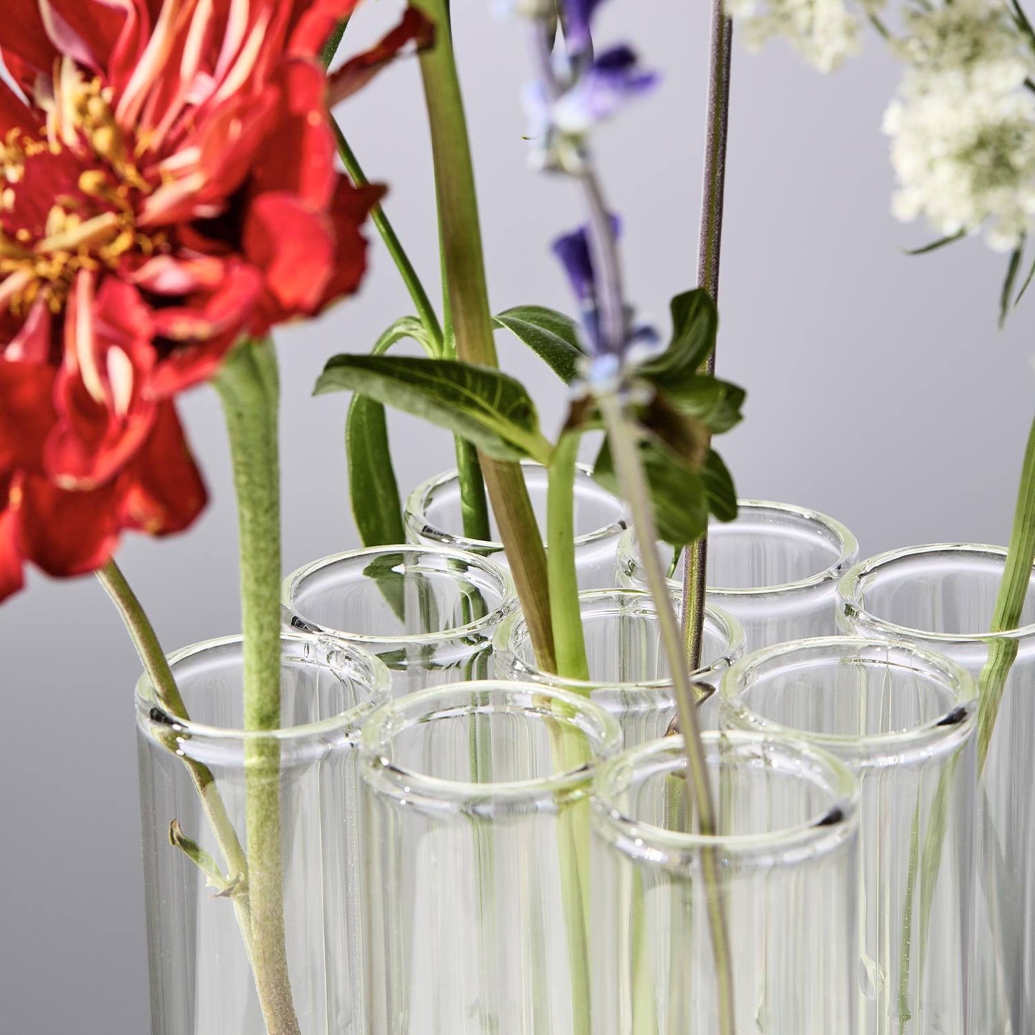 Connected Tube Flower Vase