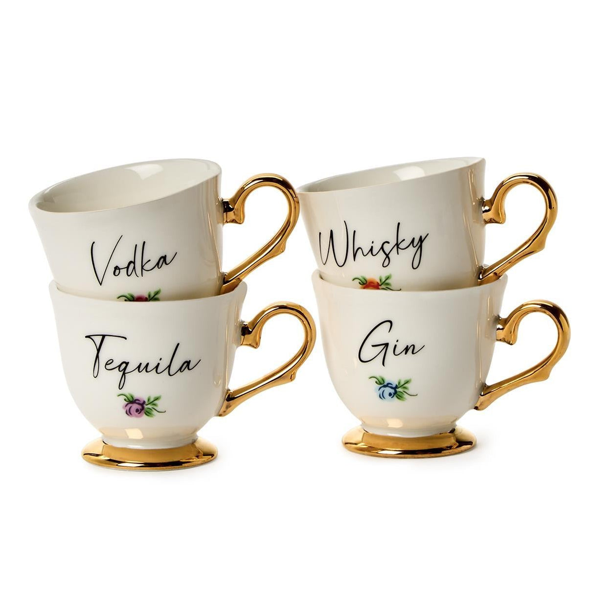 Teacup Shot Glass Set of 4