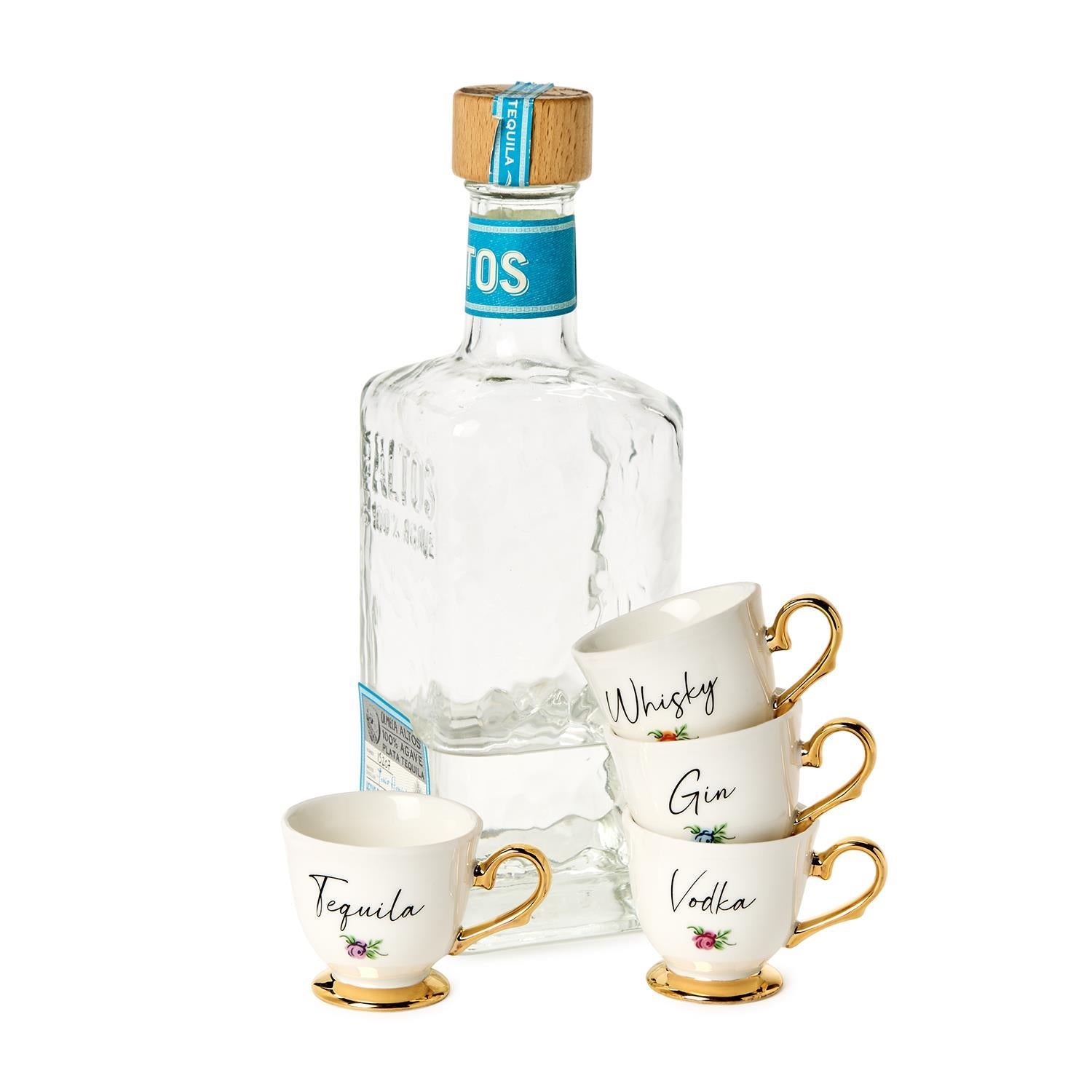 Teacup Shot Glass Set of 4