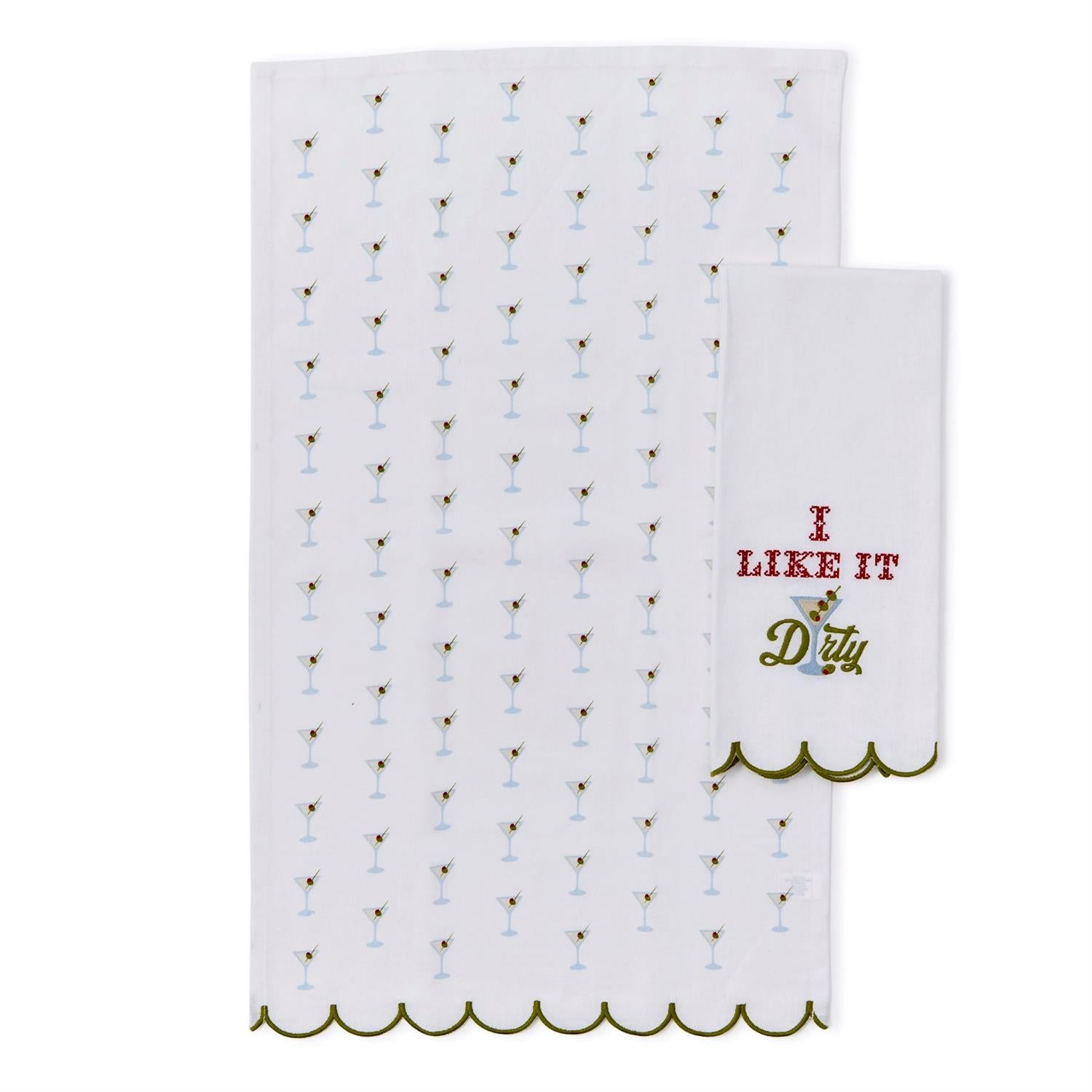 I Like it Dirty Dish Towel Set of 2