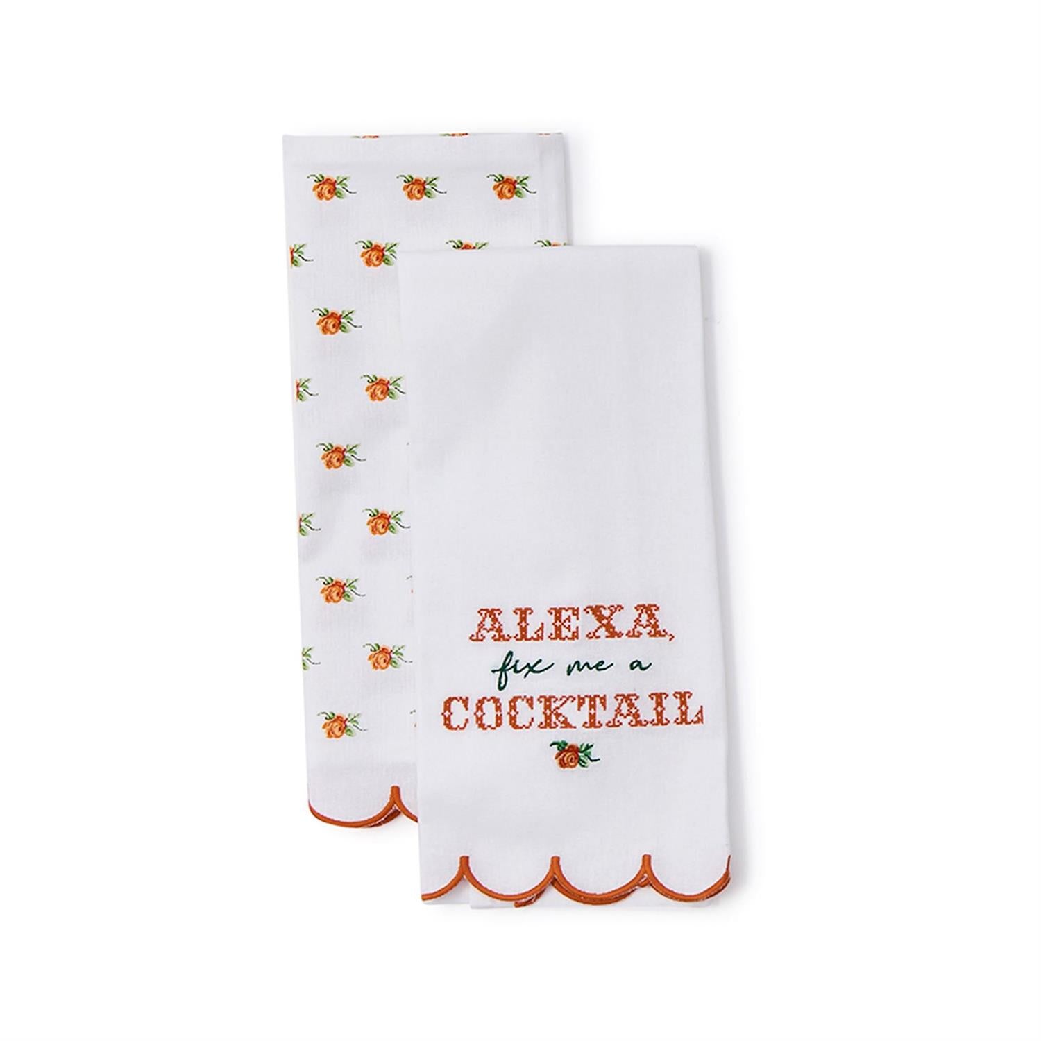 Alexa Fix Me a Cocktail Towel Set of 2
