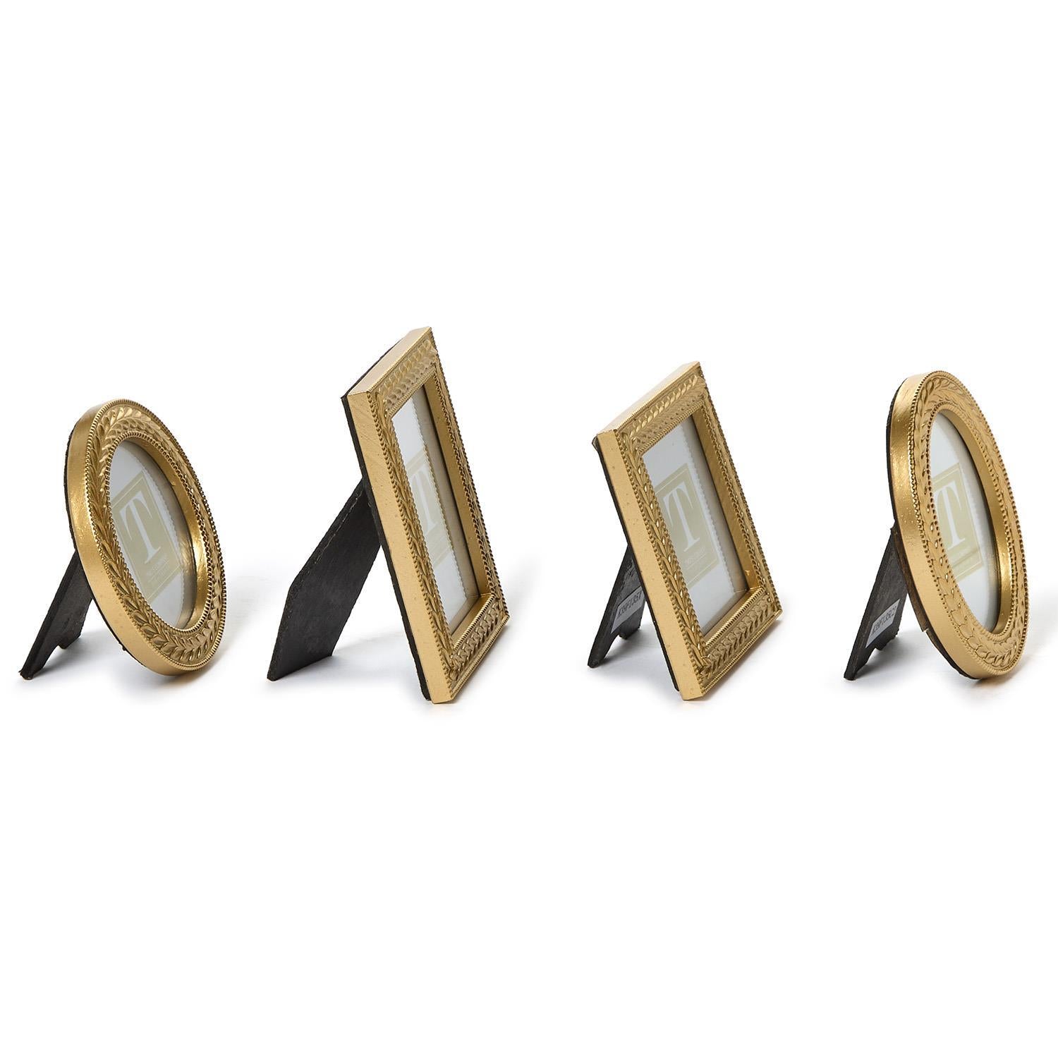 Laurel Wreath Gold Photo Frame Set of 4