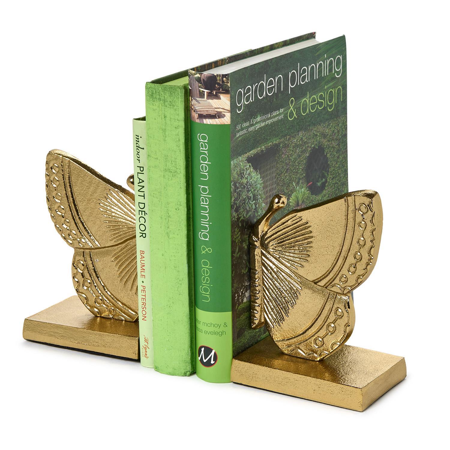 Fluttering Butterfly Bookend Set