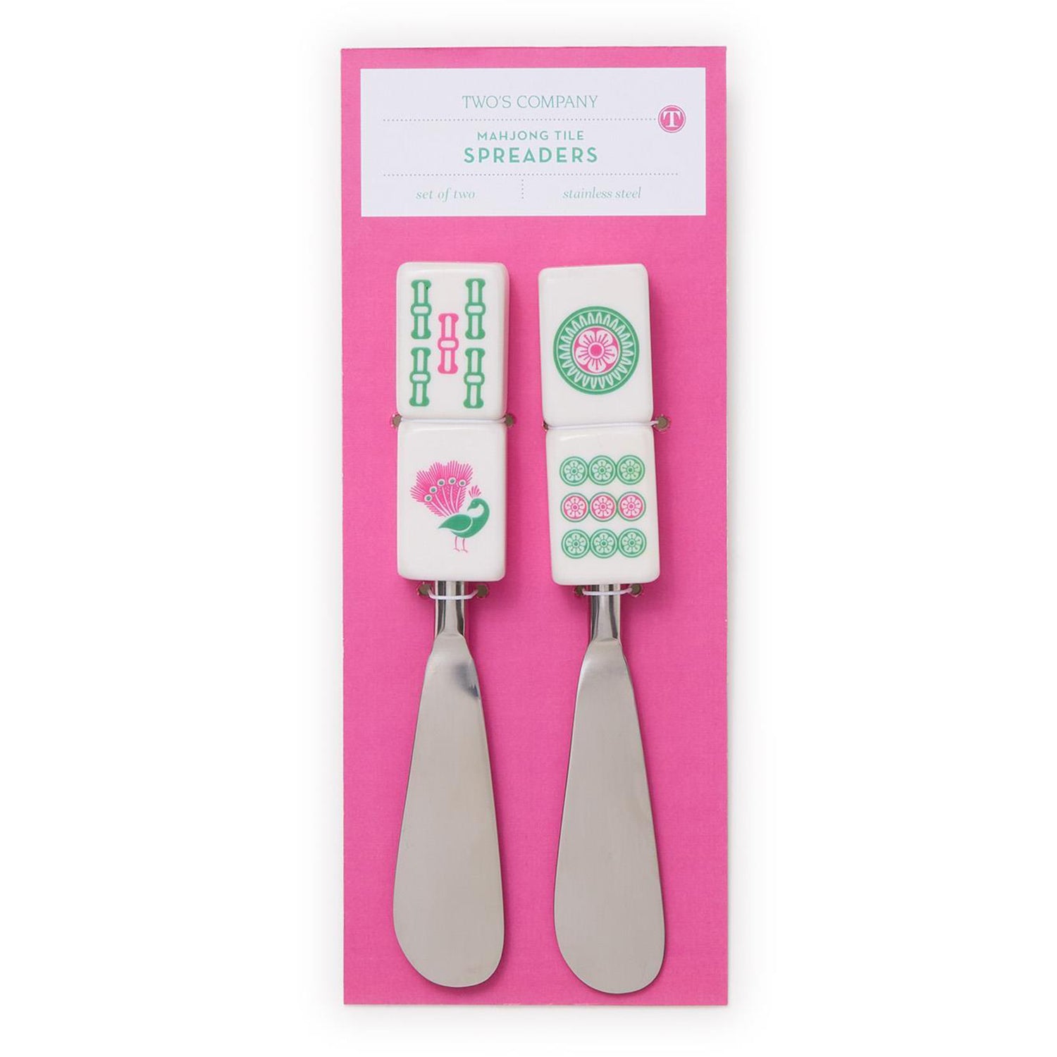 Mahjong Spreaders on Gift Card Set of 2