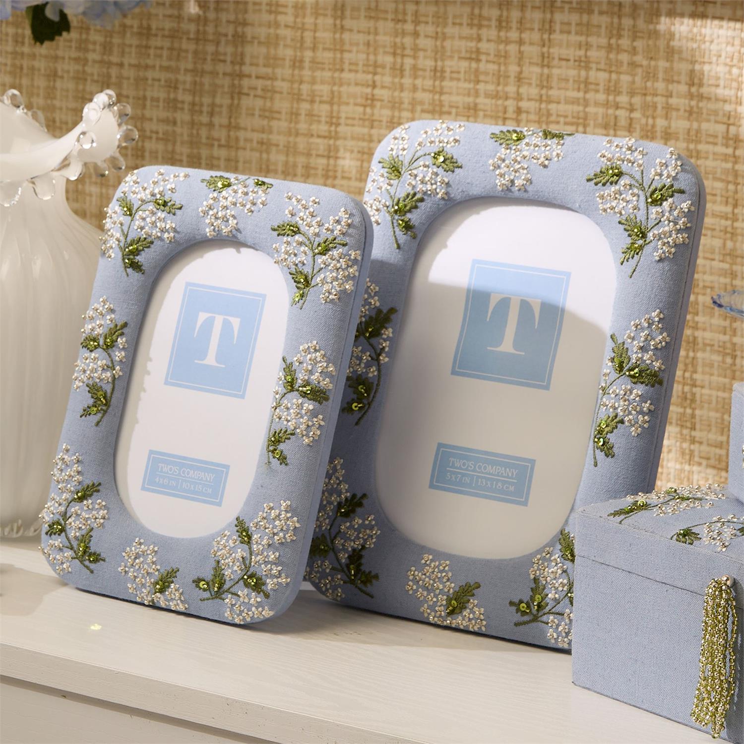 Hydrangea Photo Frame Set of 2