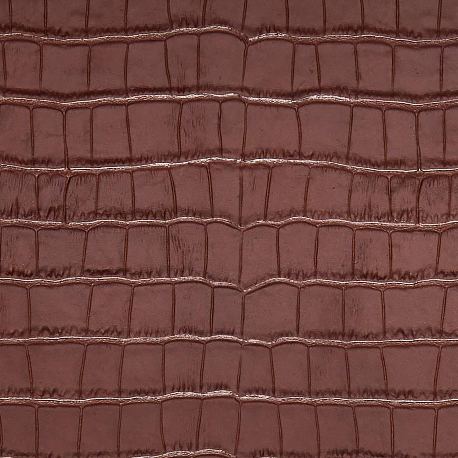 Genuine Leather Reptile Pattern Storage Box Set of 2