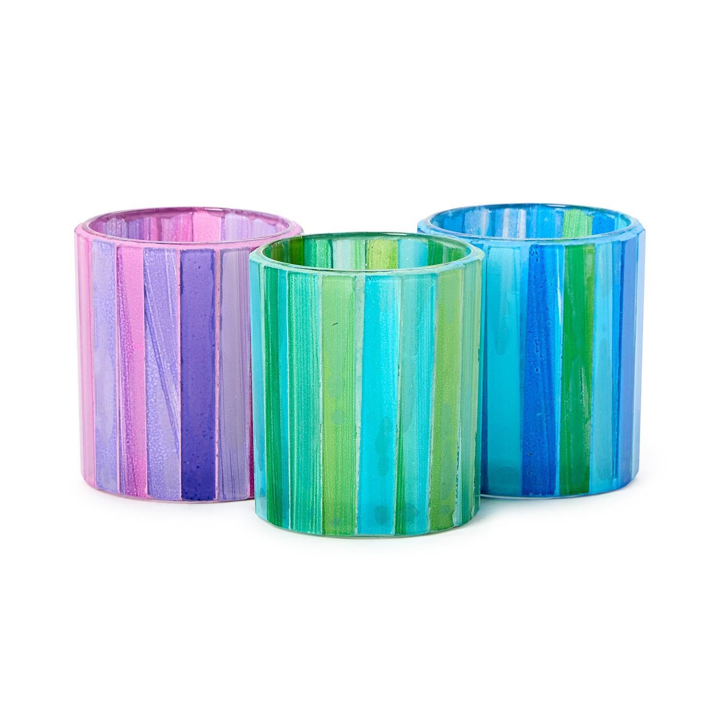 Mosaic Tealight/Votive Candle Holder Set of 3