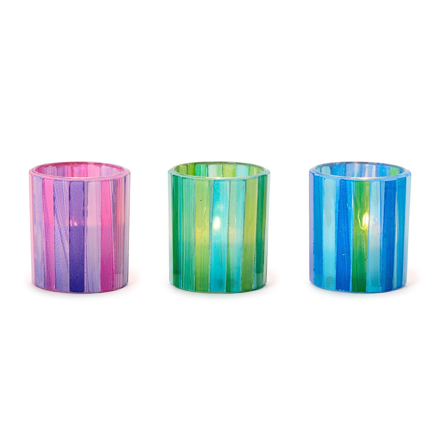 Mosaic Tealight/Votive Candle Holder Set of 3