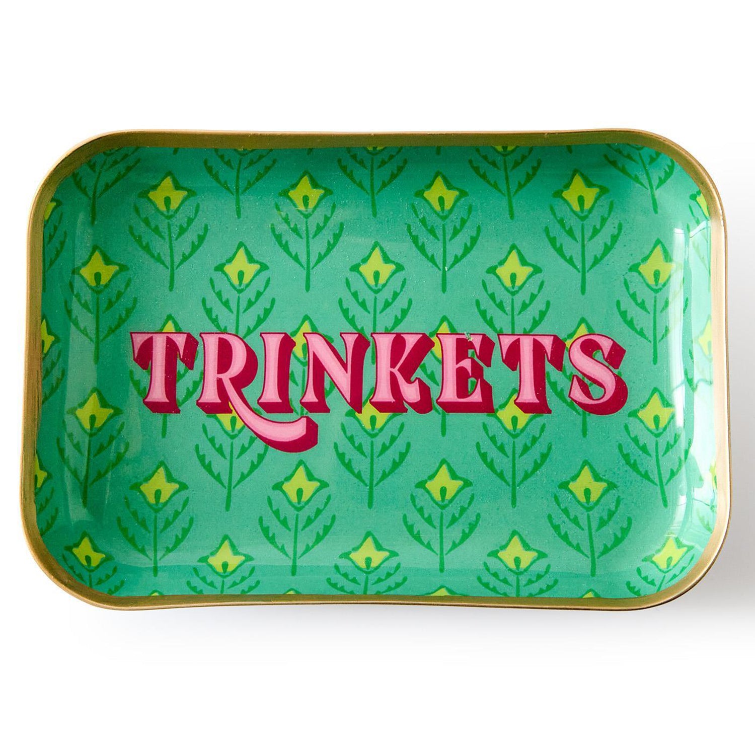 Metal Trinket Tray with Sayings Set of 3