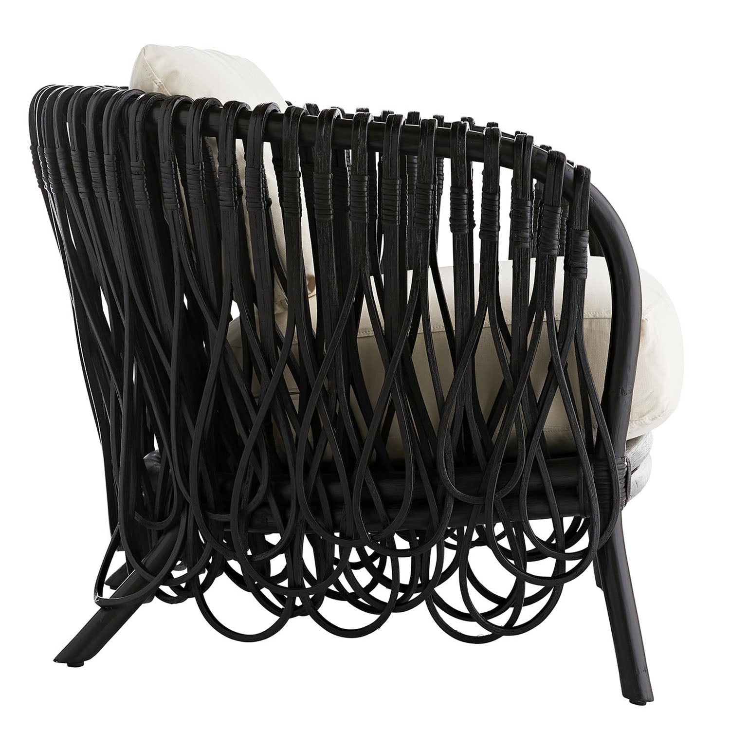 Arteriors Strata Muslin Lounge Chair