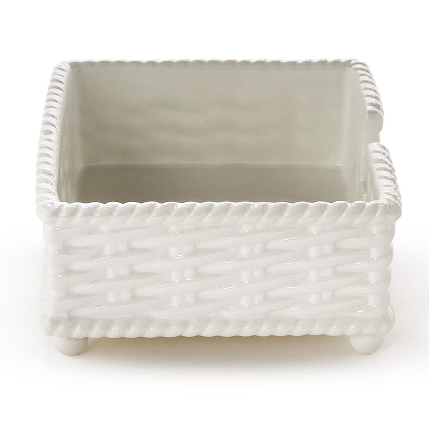 Basketweave Cocktail Napkin Holder