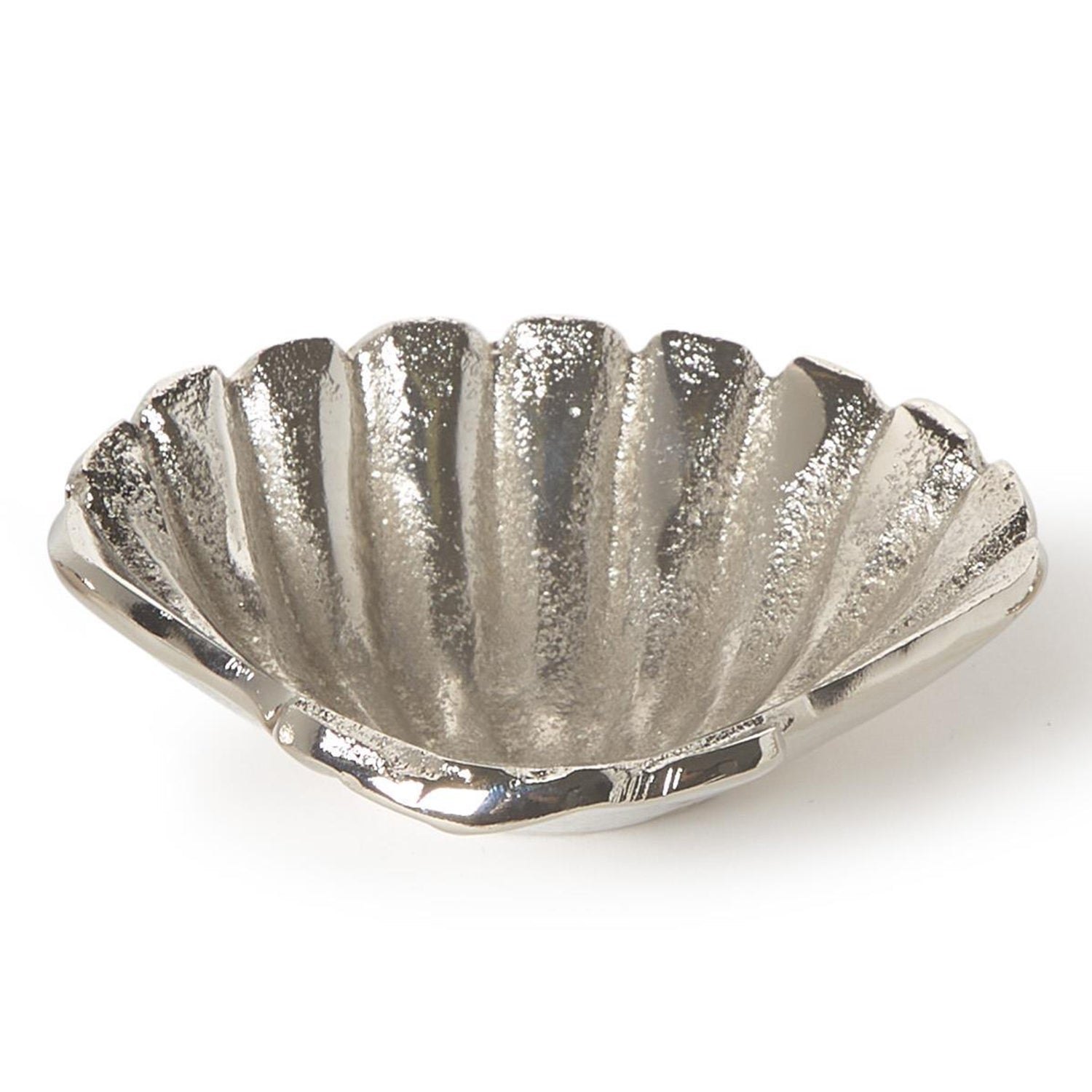 Silver Shell Tidbit Dish Set of 3