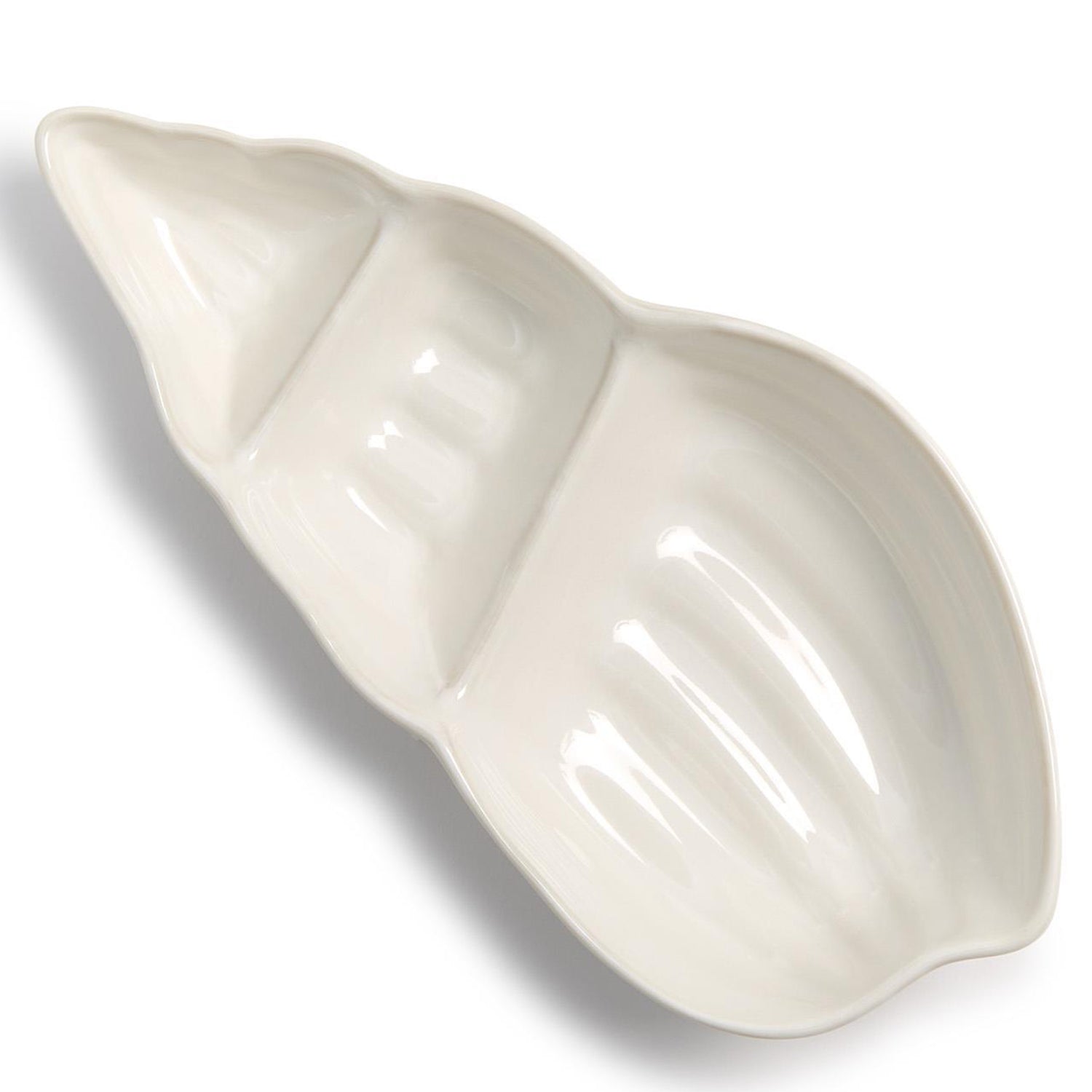 Shell Shaped Sectional Serving Dish