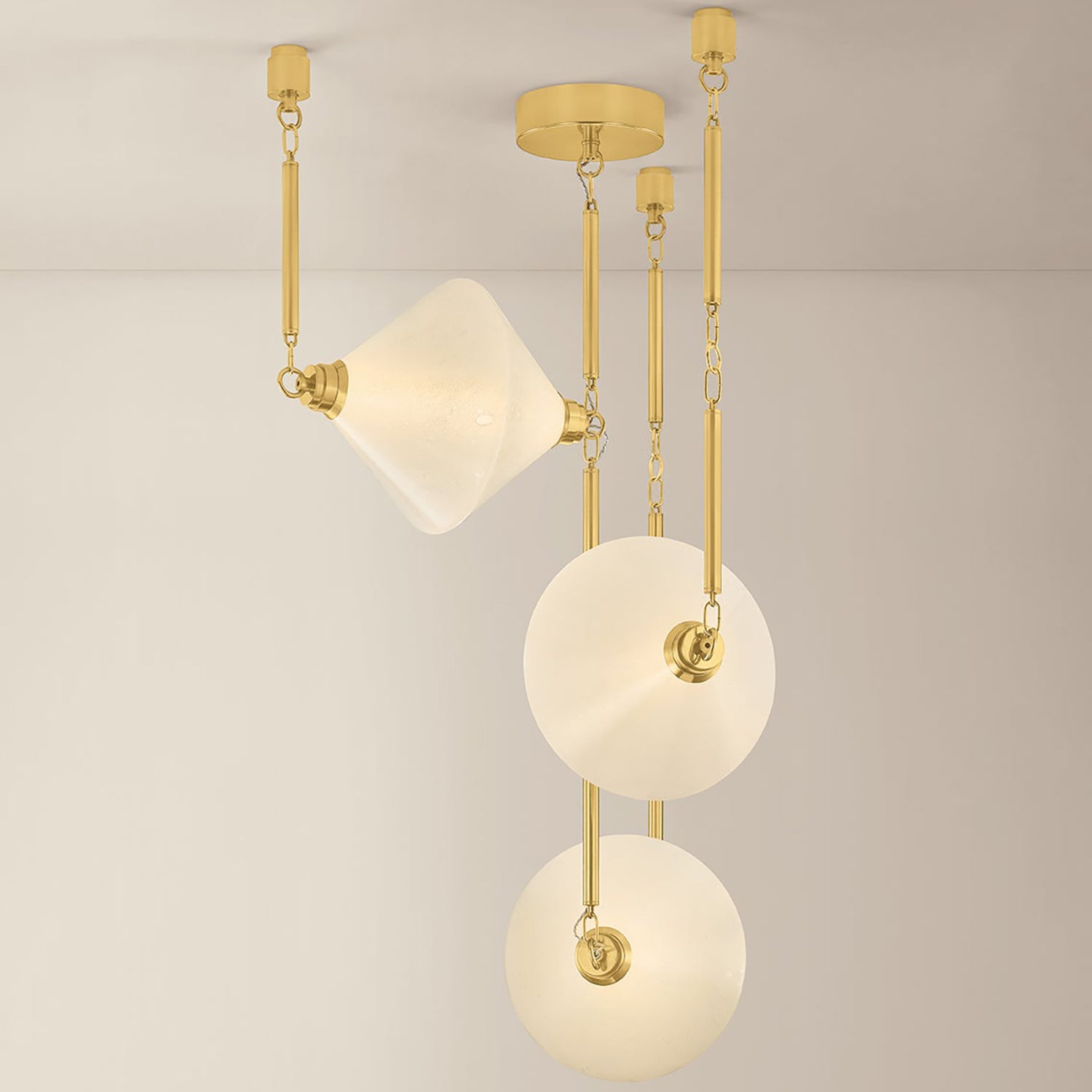 Moniomi x Corbett Lighting Solara Chandelier