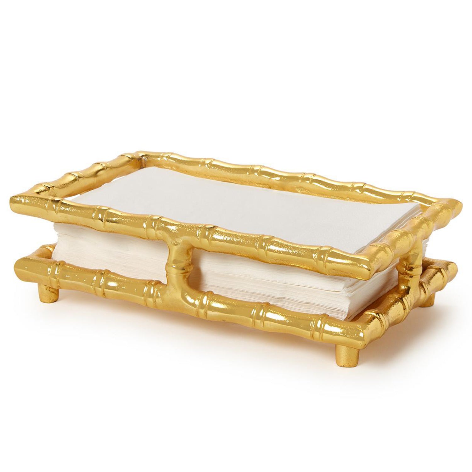 Golden Bamboo Guest Towel/Napkin Holder
