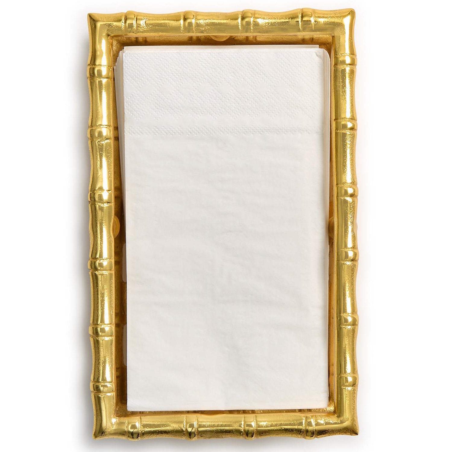 Golden Bamboo Guest Towel/Napkin Holder