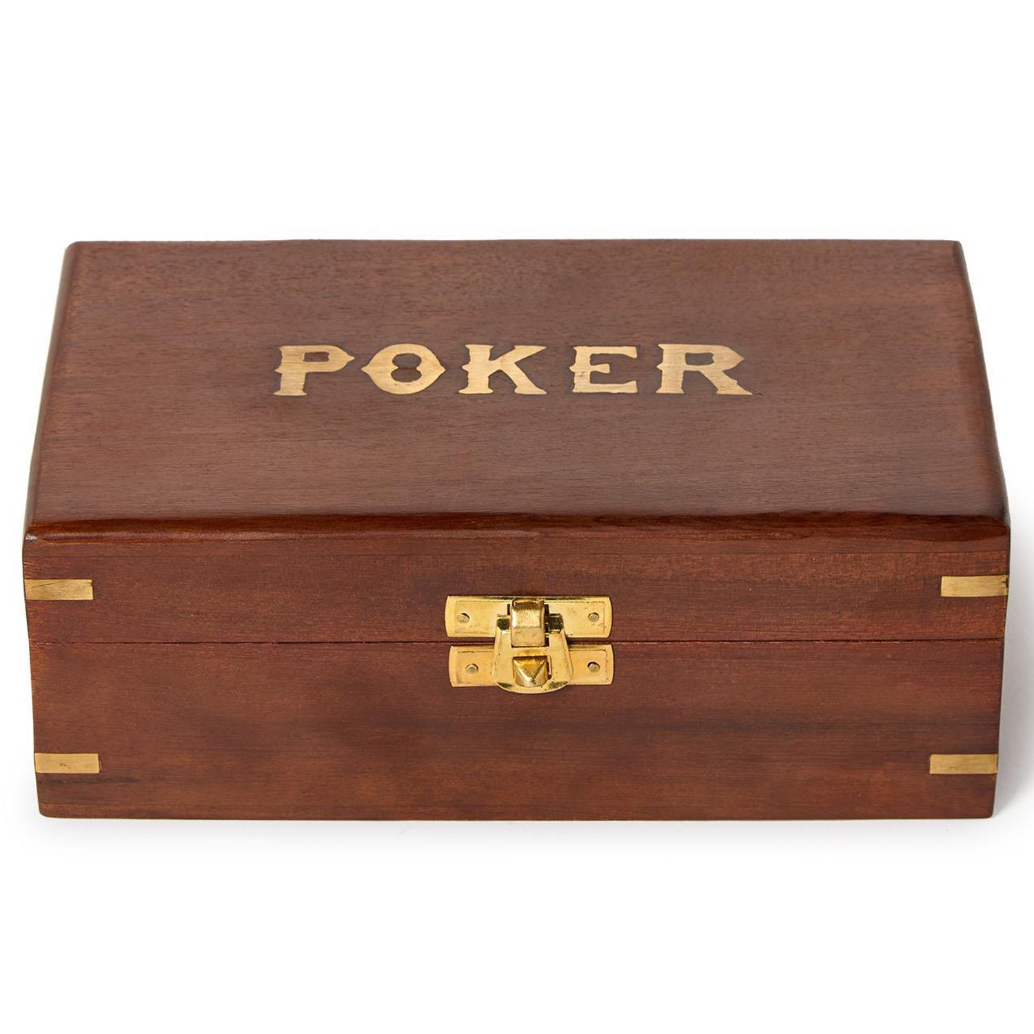 The Turf Club Poker Set in Hand-Crafted Wooden Box