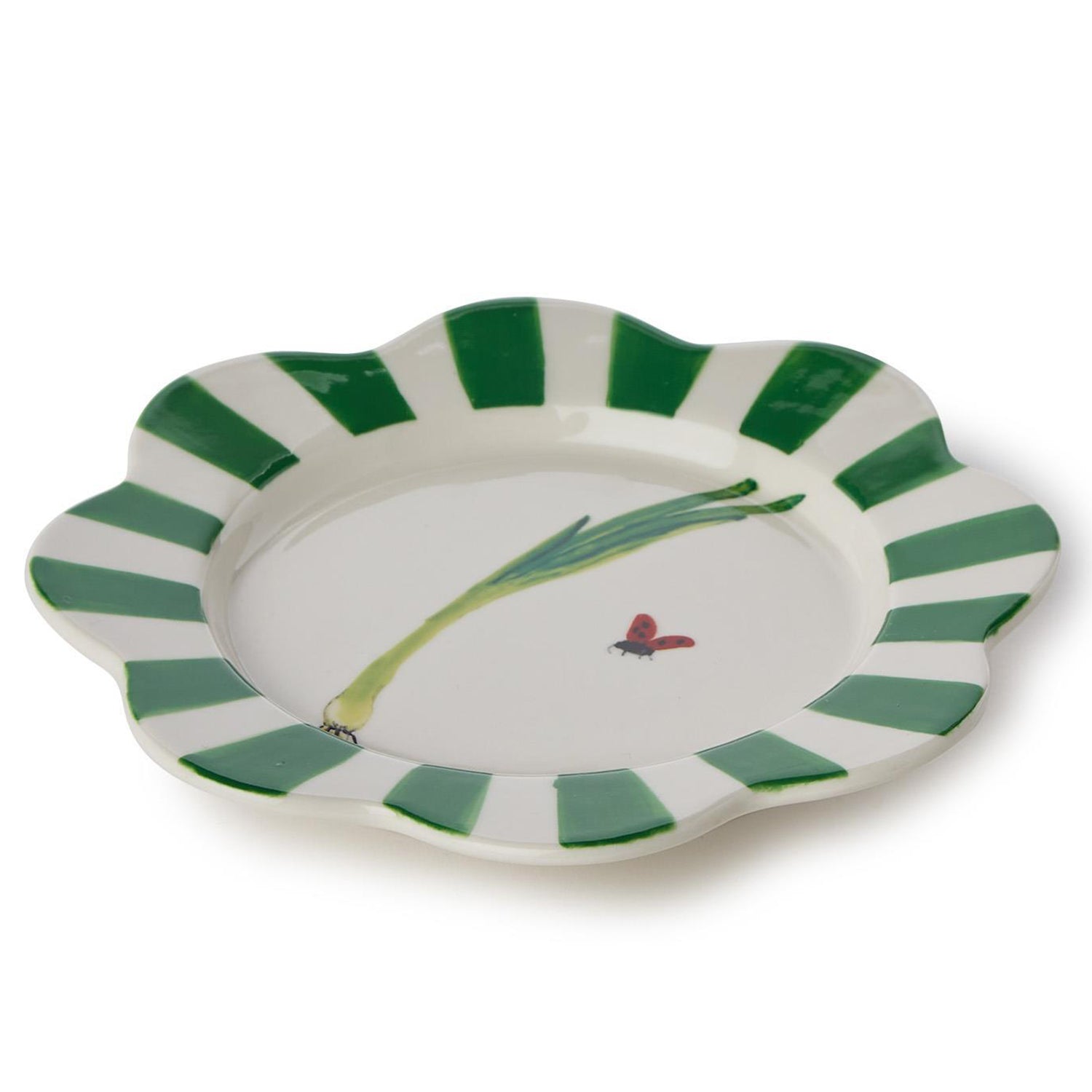 Vegetable Tidbit Plate Set of 4