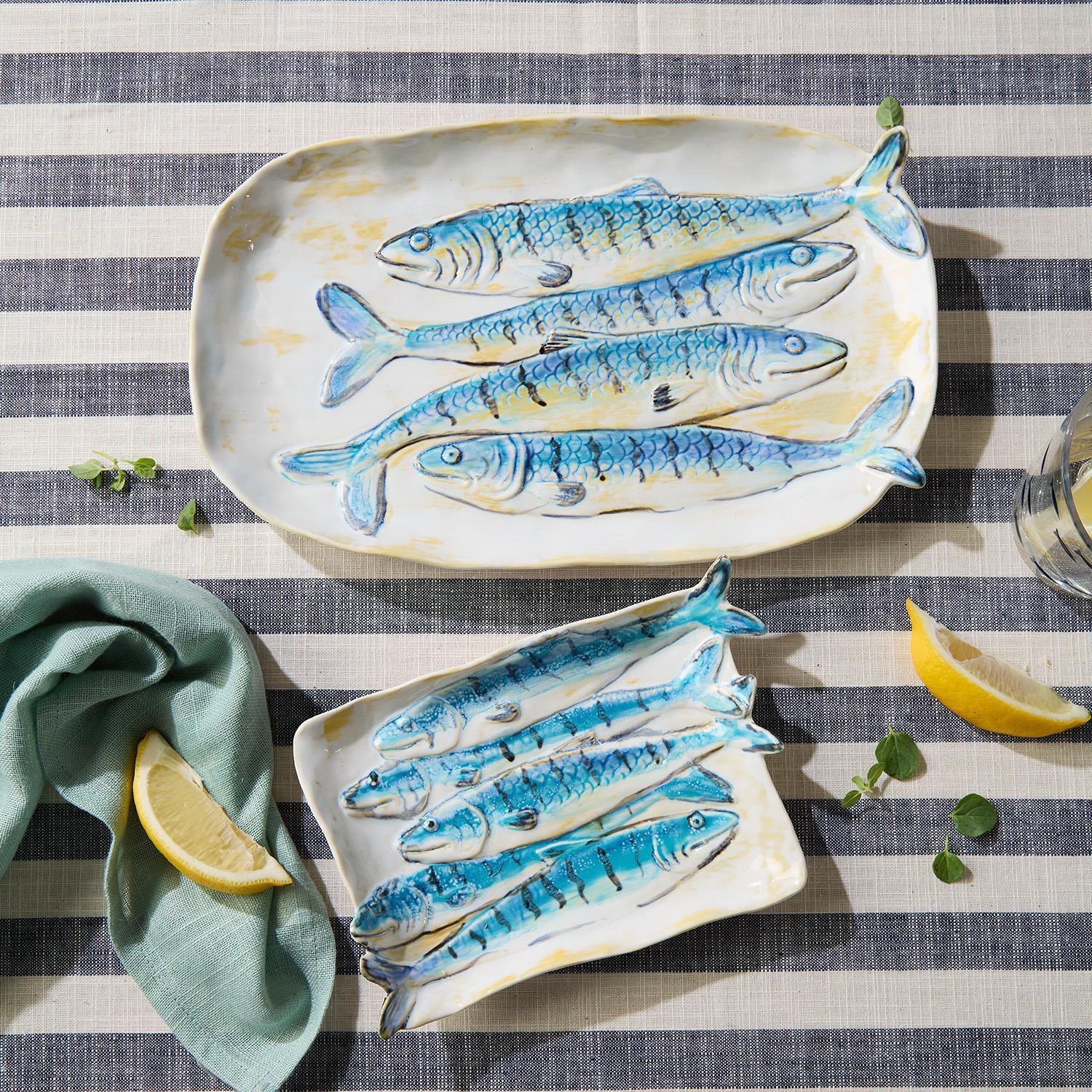 Sardine Plate Set of 2