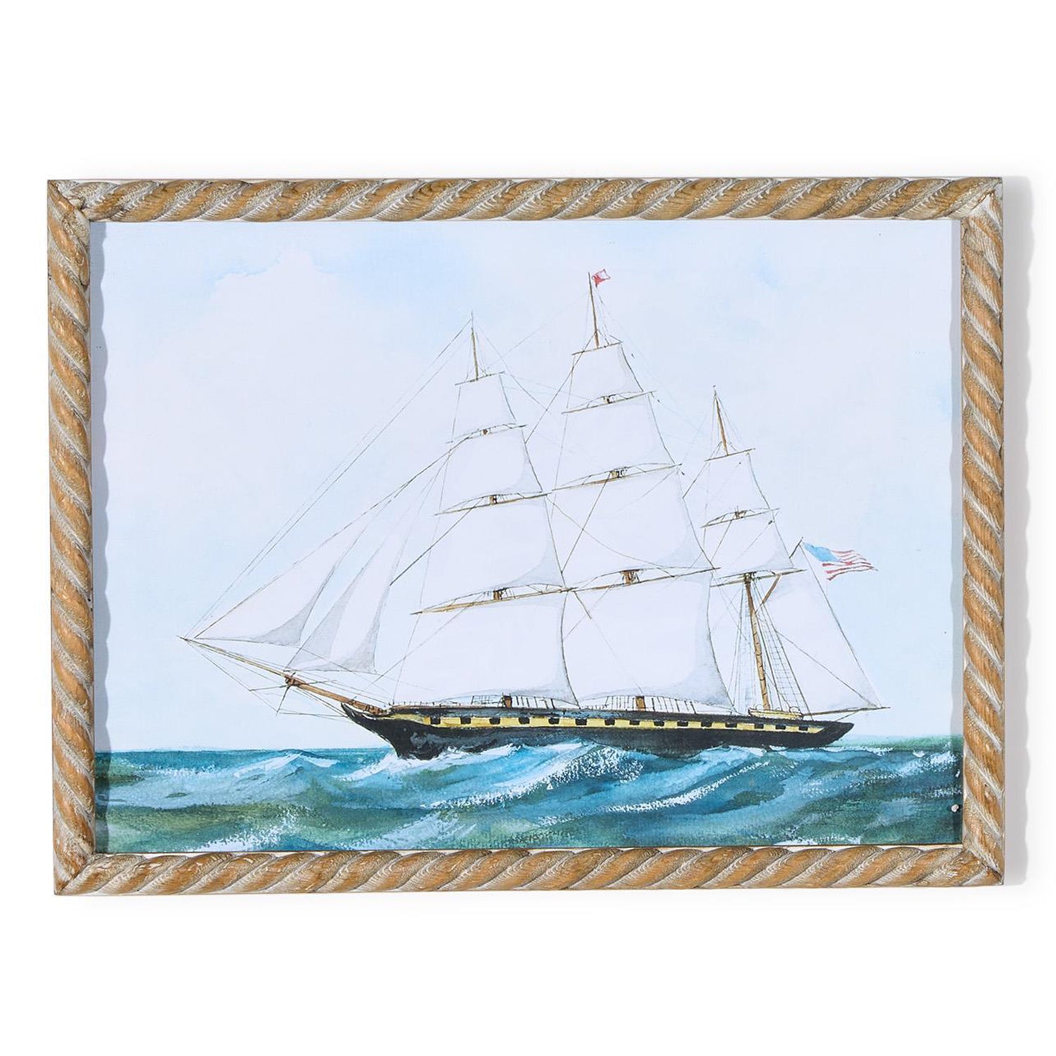 Framed Ship Wall Art Set of 4