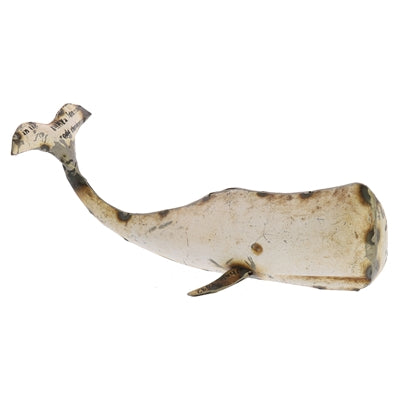Metal Whale Sculpture