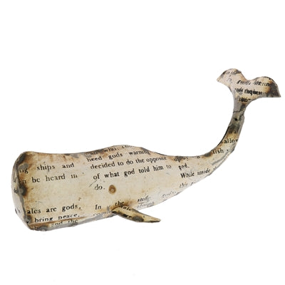 Metal Whale Sculpture