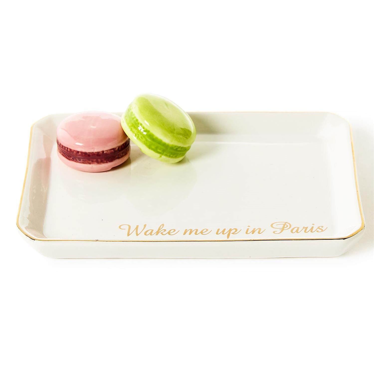 Tres Iconic Trinket Tray with Saying in Gift Box Set of 4
