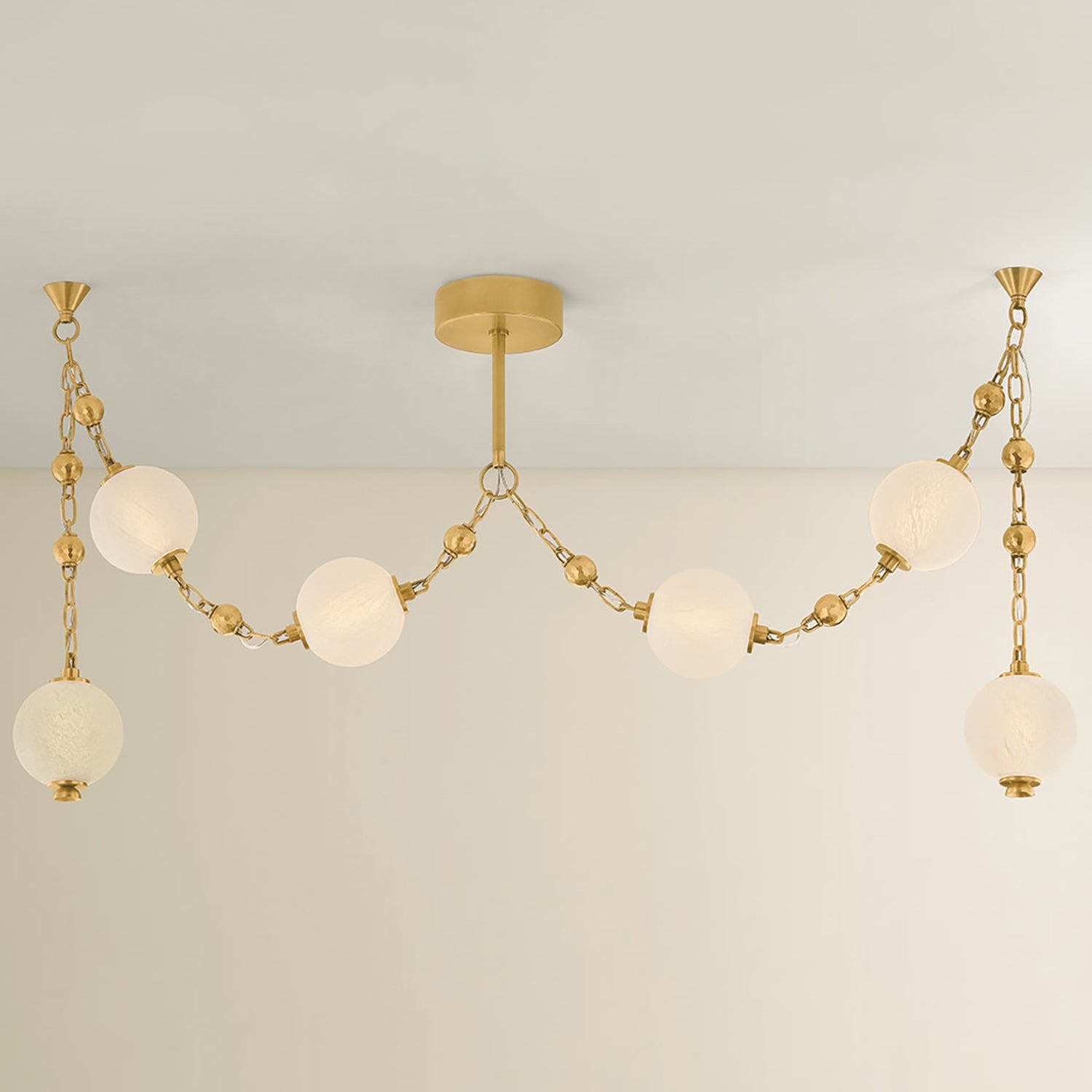 Moniomi x Corbett Lighting Corda Linear Chandelier