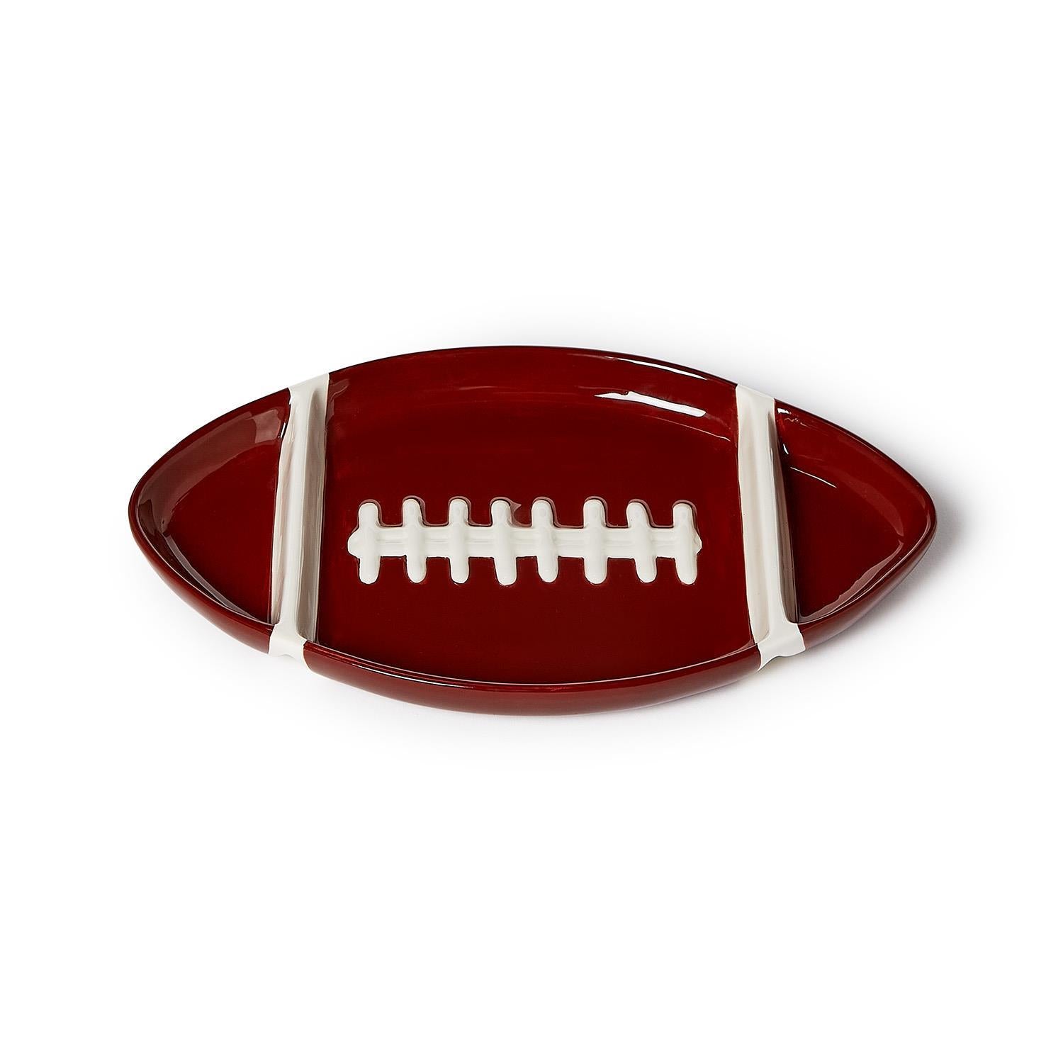 Football Sectional Serving Platter