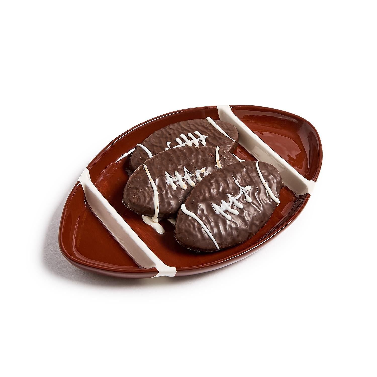 Football Sectional Serving Platter