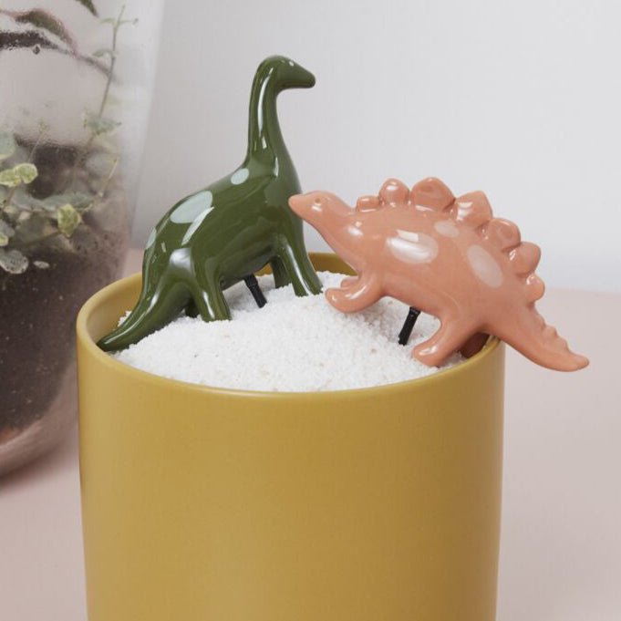 Dinosaur Friends Plant Stick Set of 2