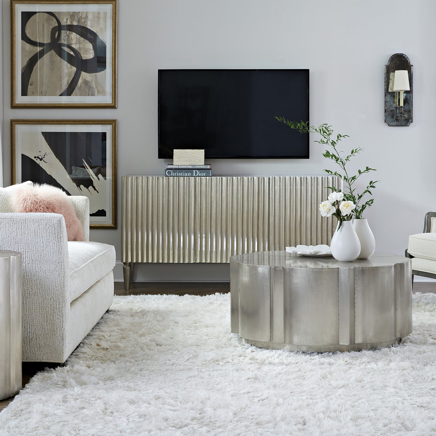 Hooker Furniture German Silver Console