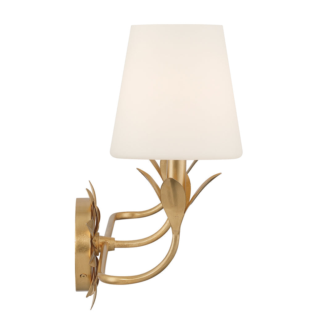 Crystorama Broche 3 Light Antique Gold Bathroom Vanity Light