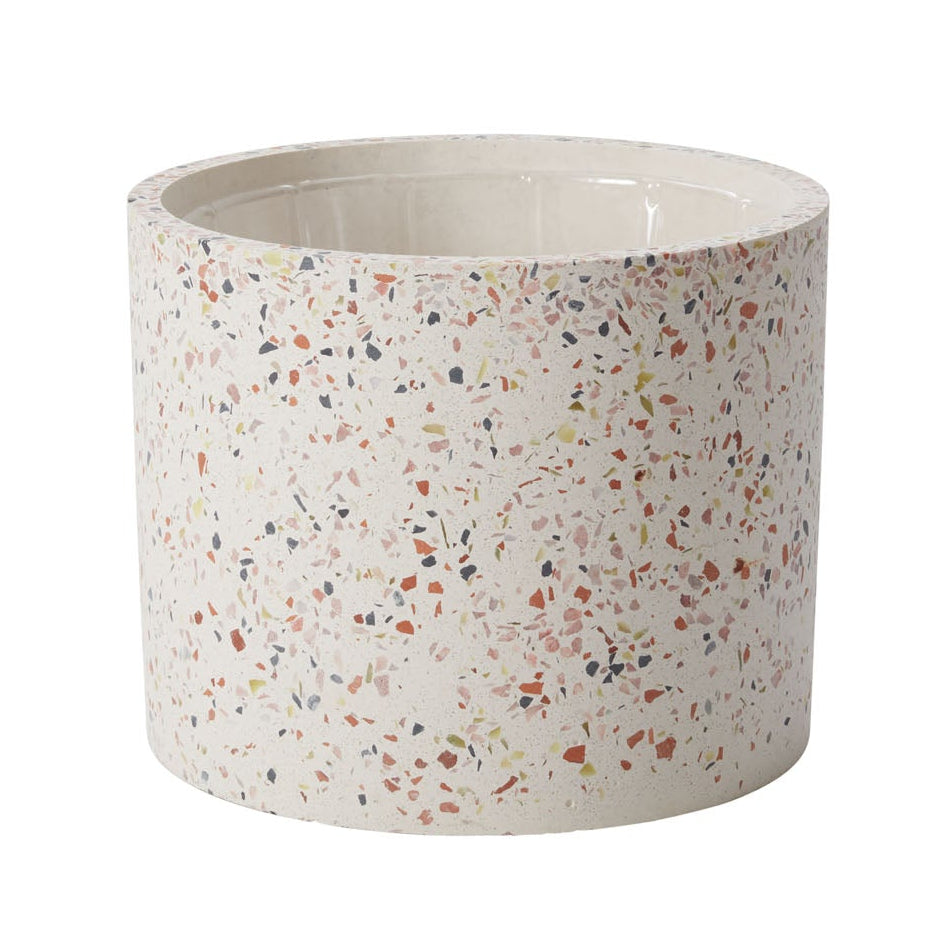 Terrazzo Pot displayed in an interior setting