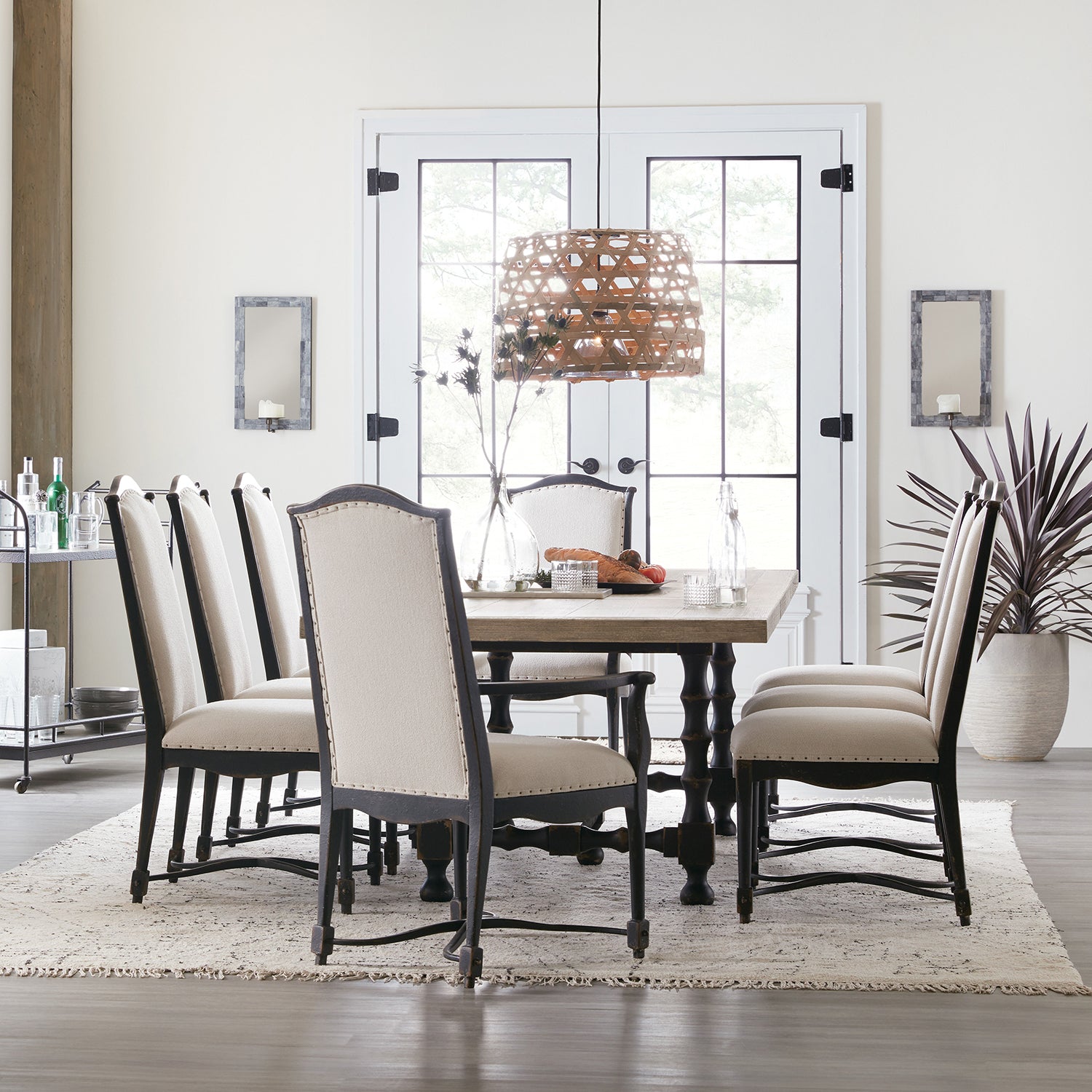 Hooker Furniture Ciao Bella 84in Trestle Table