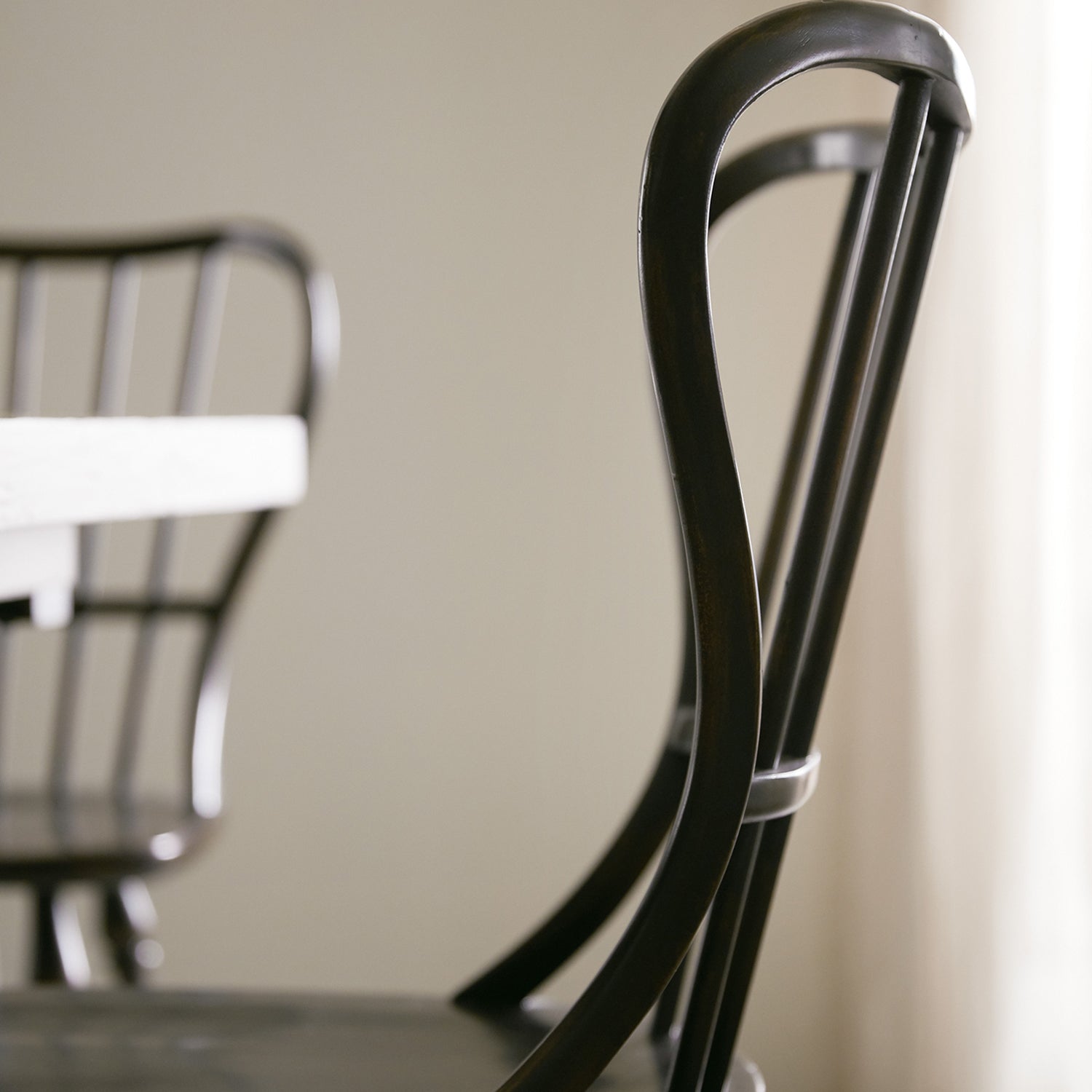 Hooker Furniture Ciao Bella Spindle Back Counter Stool-White Set of 2