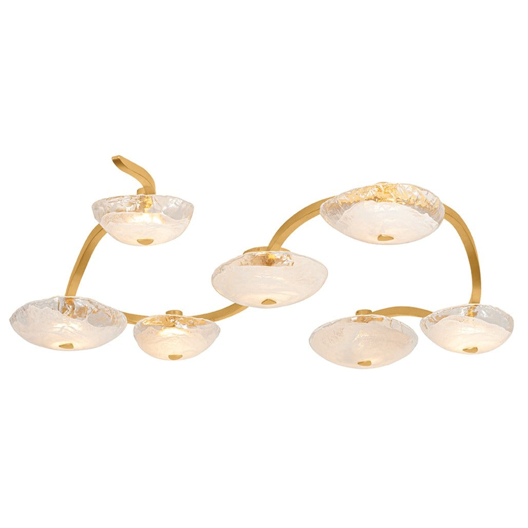 Noz Nozawa x Corbett Lighting Kune Large Semi Flush Mount